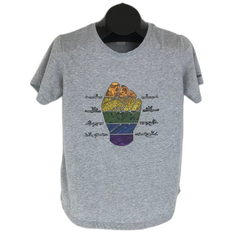 Merrell Outdoors For All Fist Graphic Tee Women's Medium Crew Neck Short Sleeve